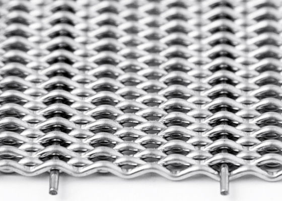 316 Tenunan Polos Stainless Steel Kain Mesh Layar 2mm Dia L3m