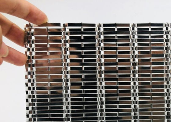 Kandang Kain Mesh Stainless Steel Arsitektur Lebar 2.2mm Dia 2.5m