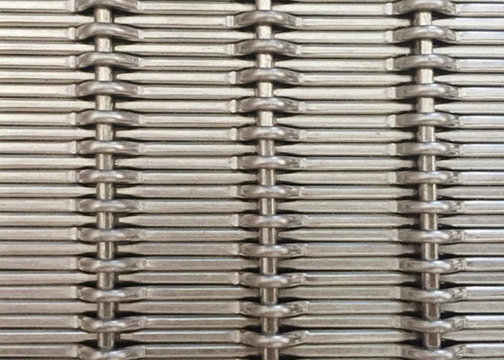 SUS 304 Stainless Steel Woven Wire Mesh Panel 2mm Dia 17.5mm Warp Pitch