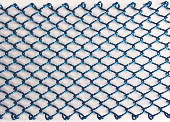 26ft Blue Metal Coil Drapery Eco Perapian Layar Tirai Penyemprotan Lukisan