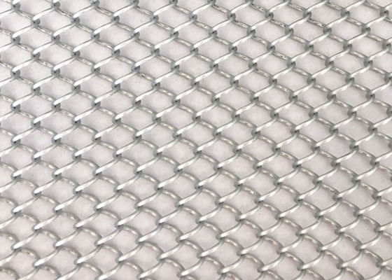 Partisi 304 Stainless Steel Perapian Mesh Tirai Aluminium Oksidasi