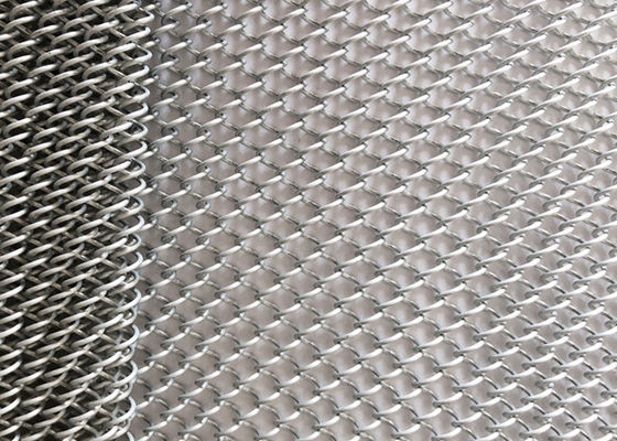 Partisi 304 Stainless Steel Perapian Mesh Tirai Aluminium Oksidasi