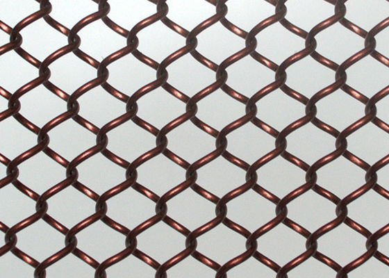 ISO9000 Aluminium Alloy Cascade Coil Shower Curtain Facade