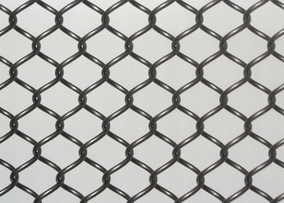 Abu-abu Arsitektur Logam 10m Perapian Wire Mesh Curtain Aluminium Alloy