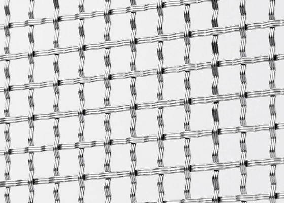 Railing 3m X 1.5m Arsitektur Woven Wire Mesh 304 Stainless Steel
