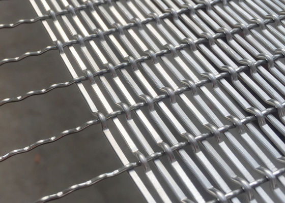3mm Tebal Stainless Steel Arsitektur Mesh Woven Wire Pembagi Ruang Layar