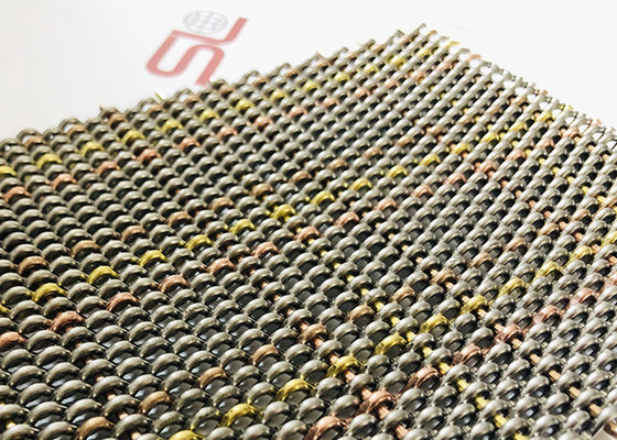 Crimped Architectural Metal Mesh Stainless Steel Untuk Penutup Dinding