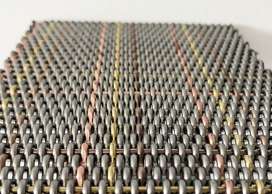 Crimped Architectural Metal Mesh Stainless Steel Untuk Penutup Dinding