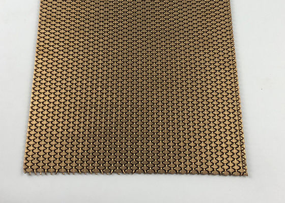 Stainless Steel Woven 3.2mm Arsitektur Metal Mesh Untuk Bangunan Cladding