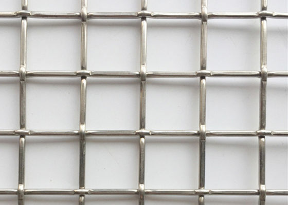 Dekorasi Tenunan 321 Stainless Steel Crimped Mesh Untuk Gerbang Dan Jendela