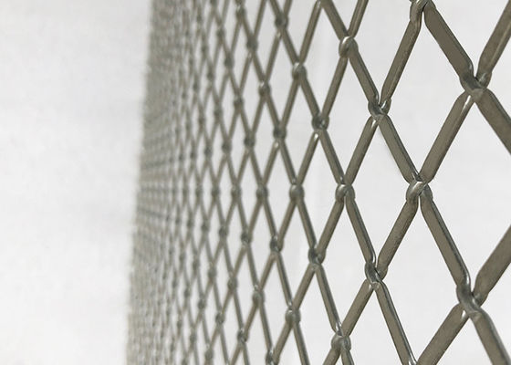 Ss Warna Alami Woven Crimped Wire Mesh Metal Screen Untuk Pintu Kabinet