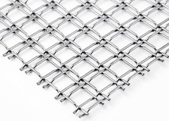 Anggar Antiacid Double Crimped Wire Mesh 304 Dekorasi Stainless Steel