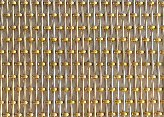3.2mm Kuningan Manik Dekorasi Kunci Crimp Wire Mesh Anyaman Tangga Railing