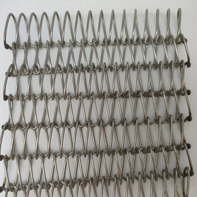 Warna utama PVC dilapisi spiral Wire Mesh Kuat tahan lama