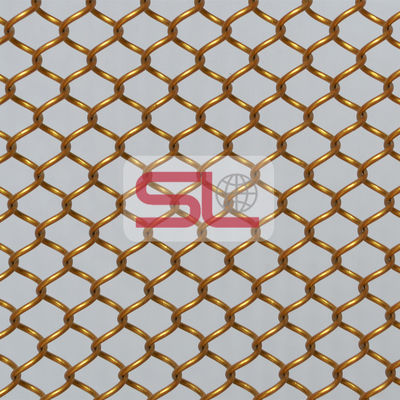 Tirai Metal Mesh yang dapat disesuaikan dan drapery gulungan untuk kebutuhan pelindung internal