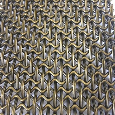 4.5mm Ketebalan Mesh Stainless Steel Dekoratif Wire Grilles Untuk Metal Cabinet Pintu