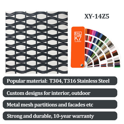 Jaring kawat tenunan dekoratif dari stainless steel Lebar 0,6m-2,4m