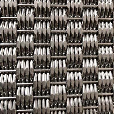 Desain Custom Stainless Steel Metal Fabric Mesh Untuk Lambaan Fasad Berskala Besar Di Bangunan Komersial Perkotaan