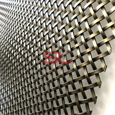 Mesh Logam Arsitektur Ketebalan yang Disesuaikan untuk Pelapis Fasad dan Panel Dinding Dekoratif