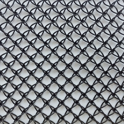 Kawat Ram Arsitektur Stainless Steel Ukuran Jala Disesuaikan Perlakuan Permukaan Anodizing untuk Fasad Bangunan Tahan Lama dan Aplikasi Interior