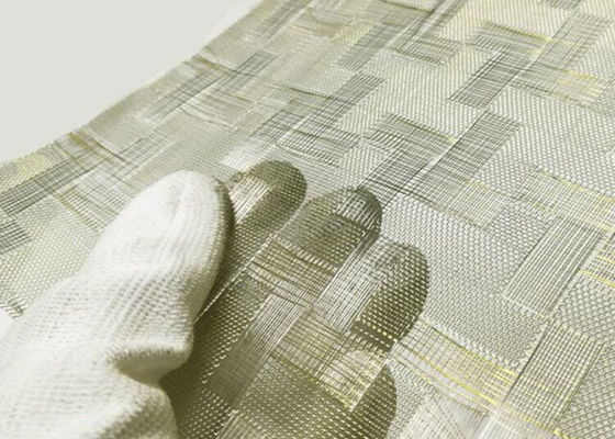 120m Twill Woven Glass Laminated Wire Mesh Arsitektur Fasad Cladding