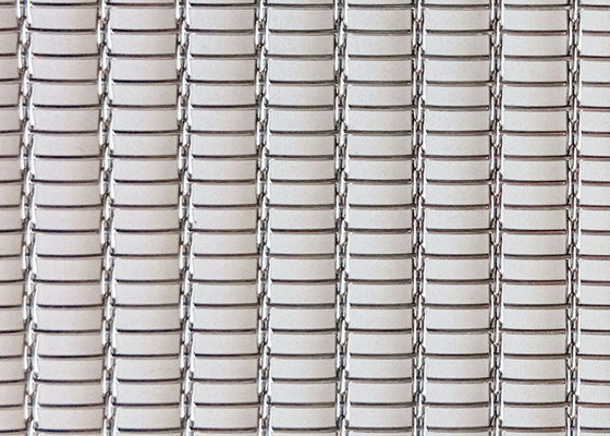 SS304 Glass Interlayer Interior Wire Mesh Dekoratif Desain 1.2mm