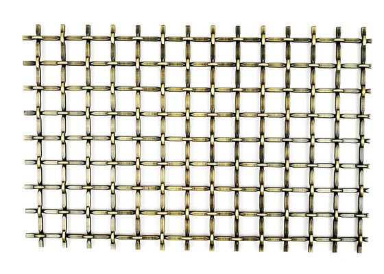316 Stainless Steel Dekoratif Metal Mesh Sheets 2''X2'' Panjang 8ft