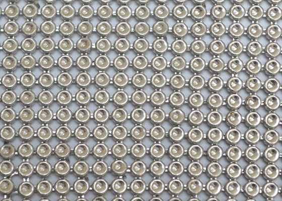 Interior Exterior Metal Payet Fabric Fire Retardant ODM Flexible Metal Mesh Fabric